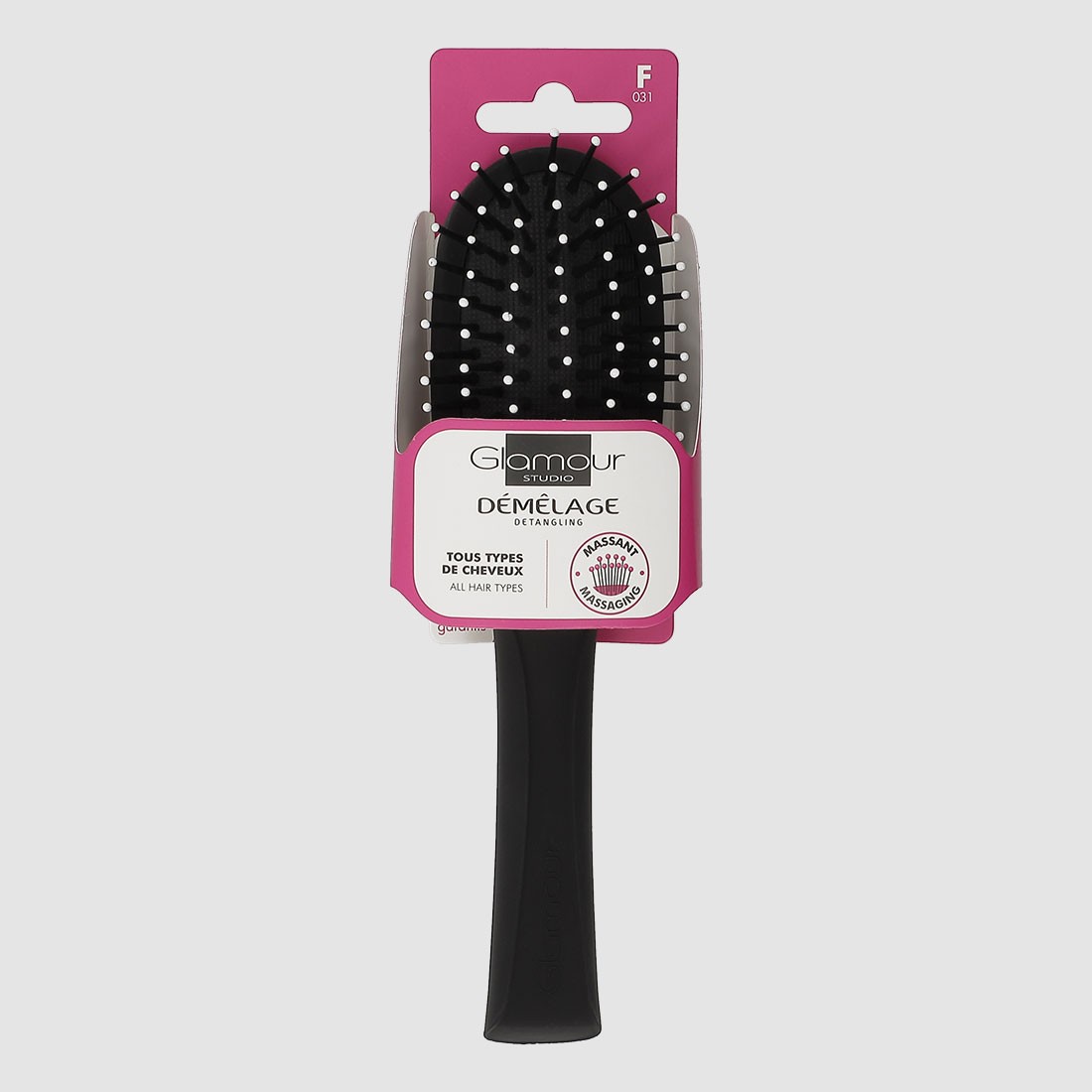 Petite brosse à cheveux ovale démêlante